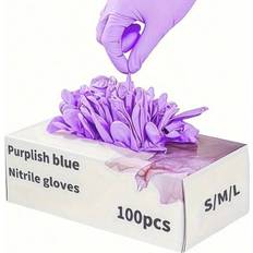 Disposable Nitrile Waterproof Gloves - Pink