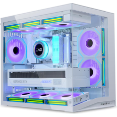 Lian Li Hvid - Micro-ATX Kabinetter Lian Li O11D Mini V2 White Miditower Cabinet