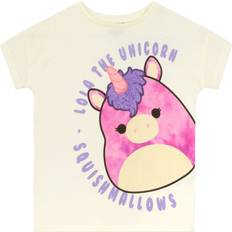 Character Cream Squishmallows Lola The Unicorn T-Shirt