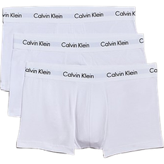 Calvin Klein Cotton Stretch Low Rise Trunks 3-pack - White