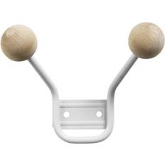 Metal - Natural Coat Hooks Maze Interior Bill XXS White/Natural Coat Hook 13.5cm