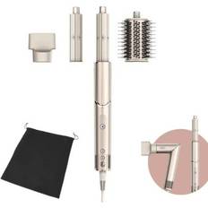Piastre per Capelli Shark FlexStyle HD424SLEU 3 en 1 Con Arricciacapelli Spazzola Ovale Volumizzante Concentratore e Custodia da Viaggio Senza Danni da Calore Nero-Oro Rosa