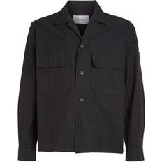 Calvin Klein Boxy Twill Overshirt - Black