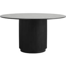 Marble Dining Tables Nordal Erie Black Dining Table 140cm