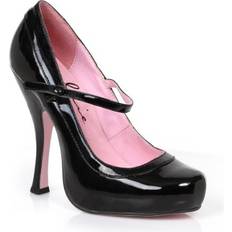 Schuhe Ellie Shoes Black Baby Doll Heels Black/Pink 9