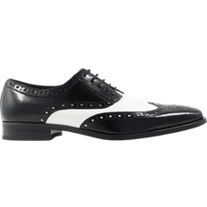 Stacy Adams Tinsley Wingtip - Black/White