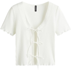 H&M Tie Front Top - White