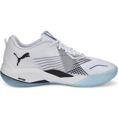 Mesh Handball Shoes Puma Eliminate Power Nitro II - White/Black/Blue