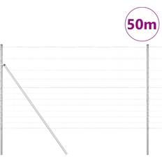 Hegn på tilbud vidaXL Markhegn Sølv 50 x 1.4 m Galvaniseret Stål