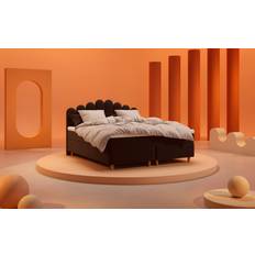 Bedre Nætter Venus 4040 Black Continental Bed 180x200cm