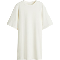 H&M Cotton T-shirt Dress - Cream