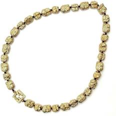 Vintage Förägt Texturerat Pärlhalsband - One Size