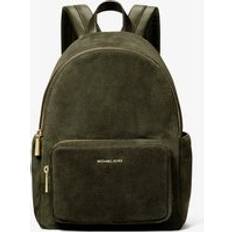 Michael Kors Green Backpacks Michael Kors Medium Suede Backpack - Green