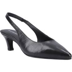 Hush Puppies Heels & Pumps Hush Puppies Nahla Leather Pointy Slingback Shoes - Black