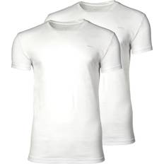 Gant Sæt Med 2 Hvide T-shirts Med Rund Hals - Hvid