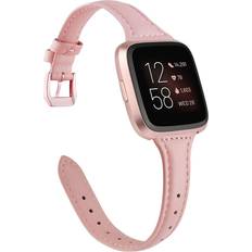Toyouths Leather Strap Fitbit Versa 2 Bands