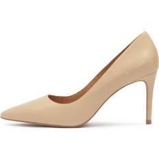 Ull Pumps Kazar Klassiska Beige Pumps På Mediumhög Stilettklack