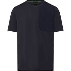 BOSS T-Shirt PKT Glamping Baumwolle - Blau