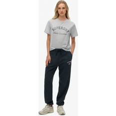 Boyfriend Byxor Superdry Damen Athletic Essential Boyfriend Jogginghose - Navy