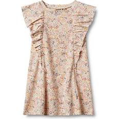 Kjoler Wheat Jersey Dress Ruffle Shirley Bright Flowers