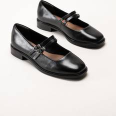 Tamaris Dame Lave sko Tamaris Ballerina Sko Med Rem - Sort
