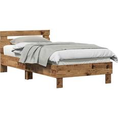 190 cm Rammesenge vidaXL Sengestel Gammelt Træ 90 x 190 cm Rammeseng