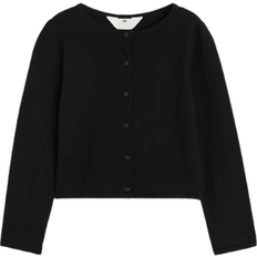 146 - Piger Trøjer H&M Pige Finstrikket Cardigan - Sort