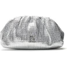 Moda In Pelle Textile Clutch Bags - Silver