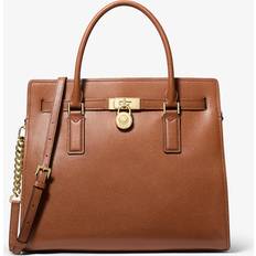 Michael Kors Moderne Large Leather Satchel - Brown