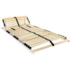 vidaXL Senge Med Lærkestruktur Brun 70 x 190 cm Rammeseng