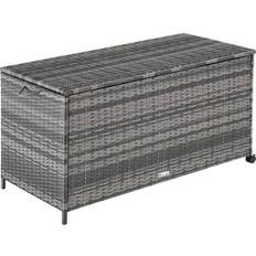 Aluminium Deck Boxes tectake Kuusamo - Grey