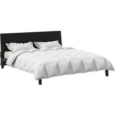 vidaXL Tæpper Dyner Hvid 200 x 220 cm Dun Dundyne