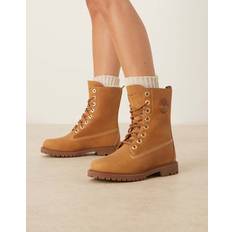Converse Chuck Taylor All Star - Dame Snørestøvler Timberland 8-Inch Lace-Up Waterproof Boot Full Grain - Brown