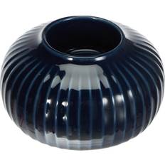 Kähler Blå Lysestager, Lys & Dufte Kähler Hammershøi Indigo Candle Holder 6.5cm