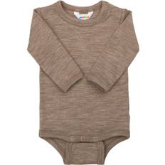 Joha Body With L Sleeves Uld Silke - Beige Melange