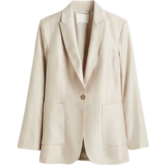 H&M Fitted Blazer - Light Beige