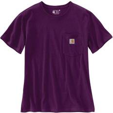 Carhartt Arbetsöverdelar Carhartt Pocket S S T-Shirt Eggplant