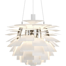 Trådløs kontrol Pendler Louis Poulsen Ph Artichoke Bluetooth White Pendant Lamp ∅ 60cm