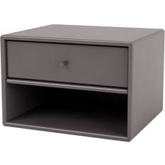 Montana Furniture Dash Coffee Bedside Table 30x35.4cm
