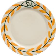 Hay Dishes Hay La Pittura Plate Golden Leaf Flacher Teller