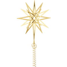 Julgranspynt Georg Jensen Lyra Topstjerne, Stor - Guld Juletræspynt 28.9cm