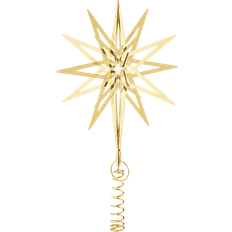 Julgranspynt Georg Jensen Lyra Topstjerne, Medium - Guld Juletræspynt 22.5cm