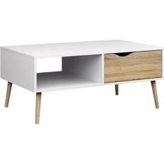Træ TV-borde Tvilum Oslo White/Oak TV Bench 60.1x43.3cm