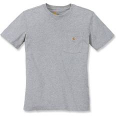 Carhartt Arbetsöverdelar Carhartt Women's Loose Fit Heavyweight Short-Sleeve Pocket T-shirt - Heather Gray