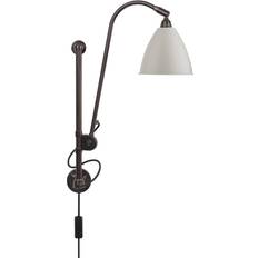 GUBI Bestlite BL5 Black Brass/Classic White Semi Matt Wall light ∅ 16cm