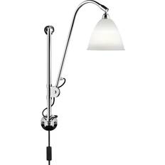 Bestlite vägglampa GUBI Bestlite BL5 Chrome/Bone China Wall light ∅ 16cm