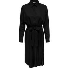 Only Long Belted Shirt Dress