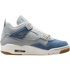 Nike Air Jordan 4 Retro W - Sail/Gum Light Brown/Worn Blue