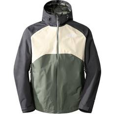 The North Face Stratos Hooded Jacket - Thyme/Gravel/Asphalt Grey