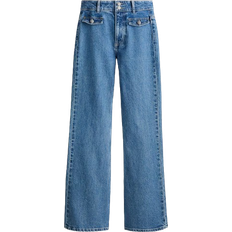 H&M Flared High Jeans - Denim Blue